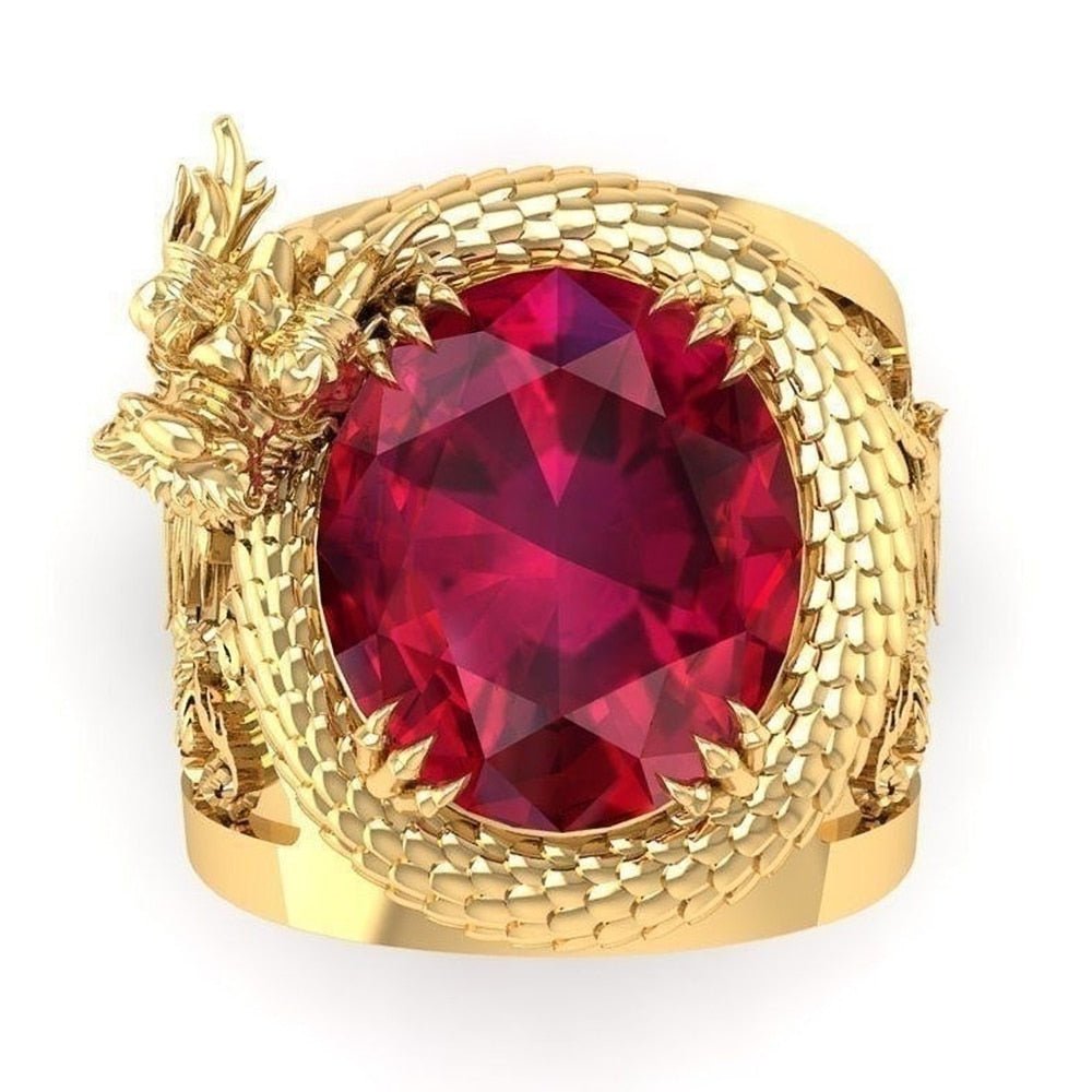 Dragon Pattern Rings | Mens Jewelry Rings - B&P Deals