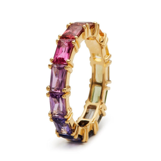 Five Tone Eternity Rings | Womens Jewelry Rings - B&P Deals