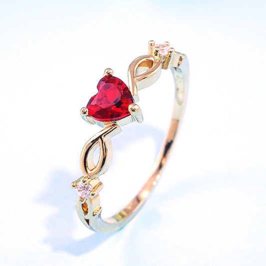 Simple Heart Shaped Rings | Womens Jewelry Rings - B&P Deals