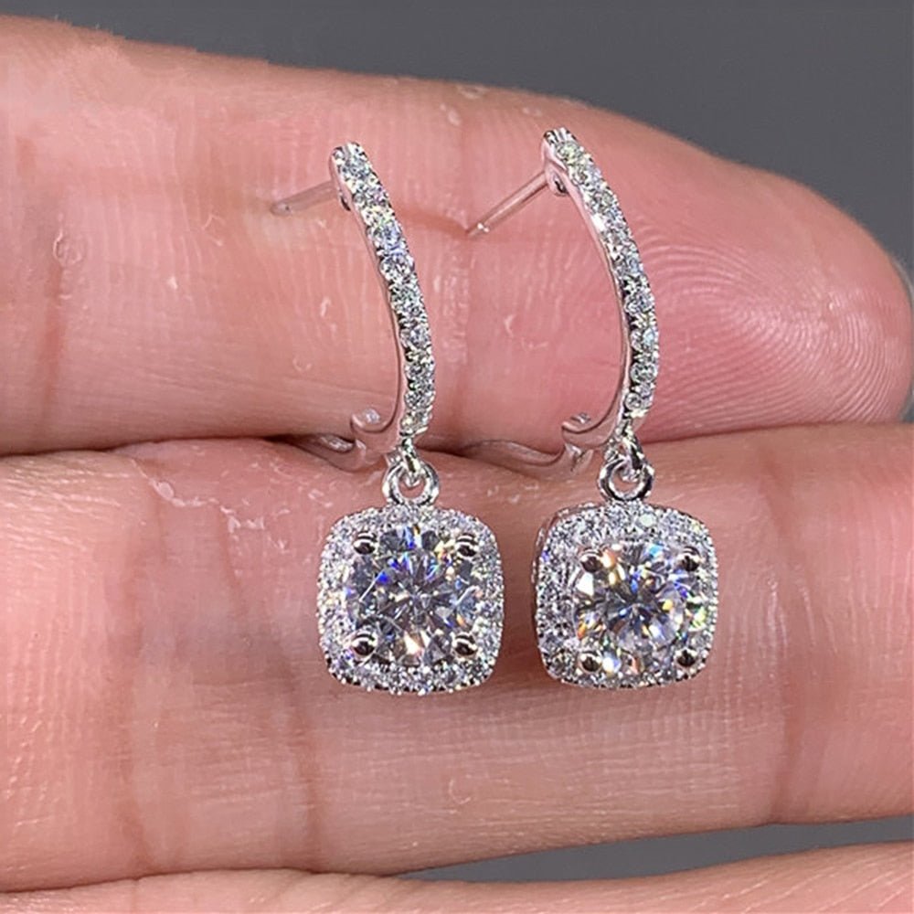 Square Shaped Drop Earrings | Womens Jewelry Earrings - B&P Deals