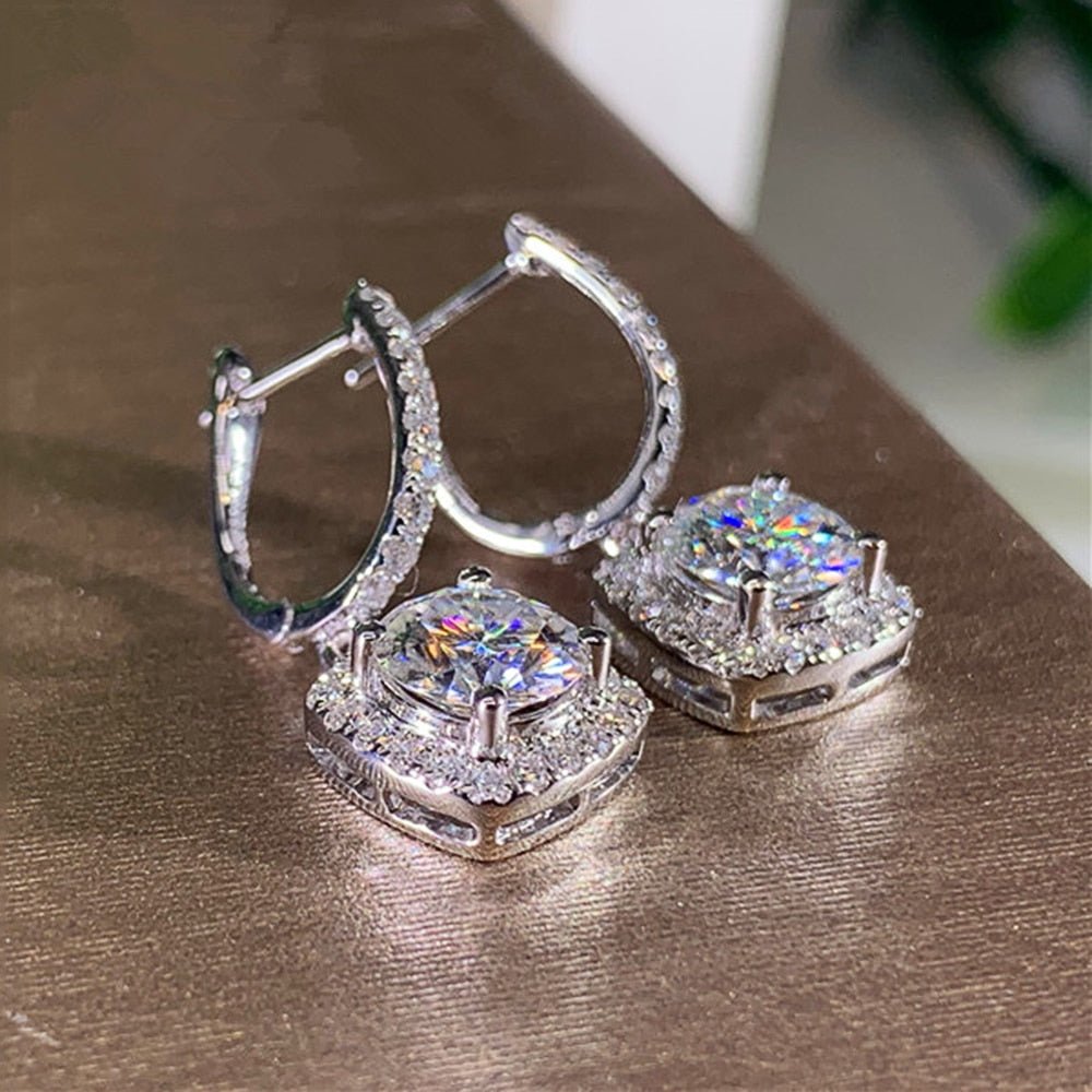 Square Shaped Drop Earrings | Womens Jewelry Earrings - B&P Deals