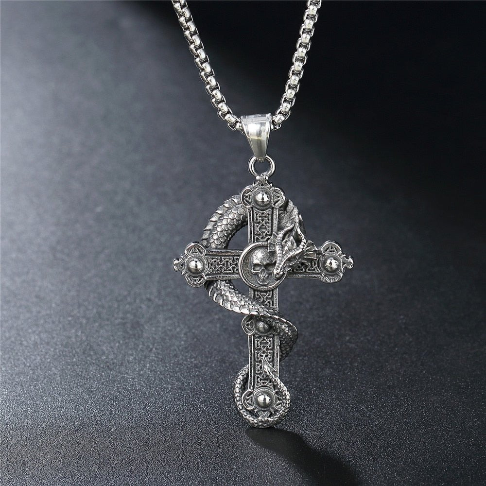 Vintage Cross Pendant Necklaces | Mens Jewelry Necklaces - B&P Deals