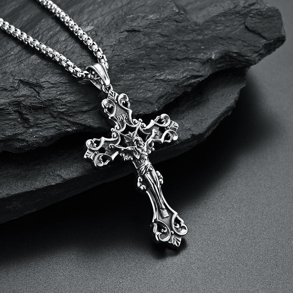 Vintage Cross Pendant Necklaces | Mens Jewelry Necklaces - B&P Deals