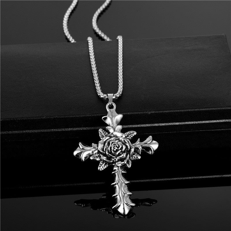 Vintage Cross Pendant Necklaces | Mens Jewelry Necklaces - B&P Deals