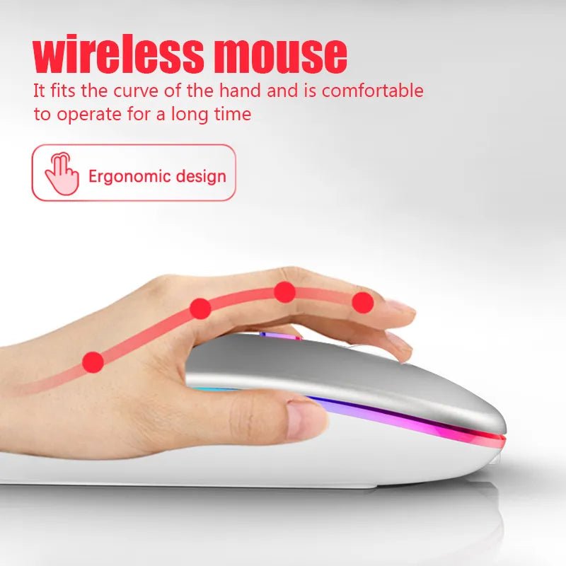 Wireless Bluetooth LED Mouse | 2.4GHz USB - B&P Deals