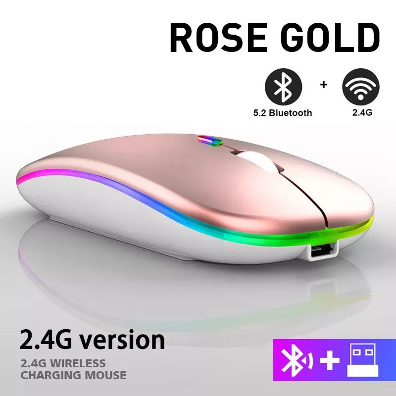 Wireless Bluetooth LED Mouse | 2.4GHz USB - B&P Deals