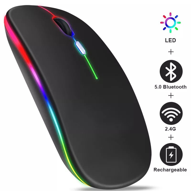 Wireless Bluetooth LED Mouse | 2.4GHz USB - B&P Deals