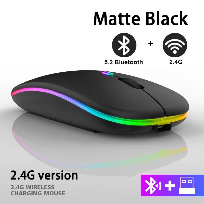 Wireless Bluetooth LED Mouse | 2.4GHz USB - B&P Deals