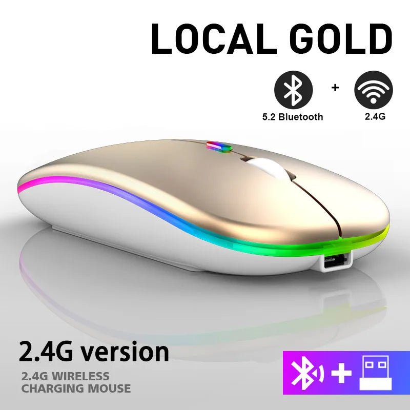 Wireless Bluetooth LED Mouse | 2.4GHz USB - B&P Deals